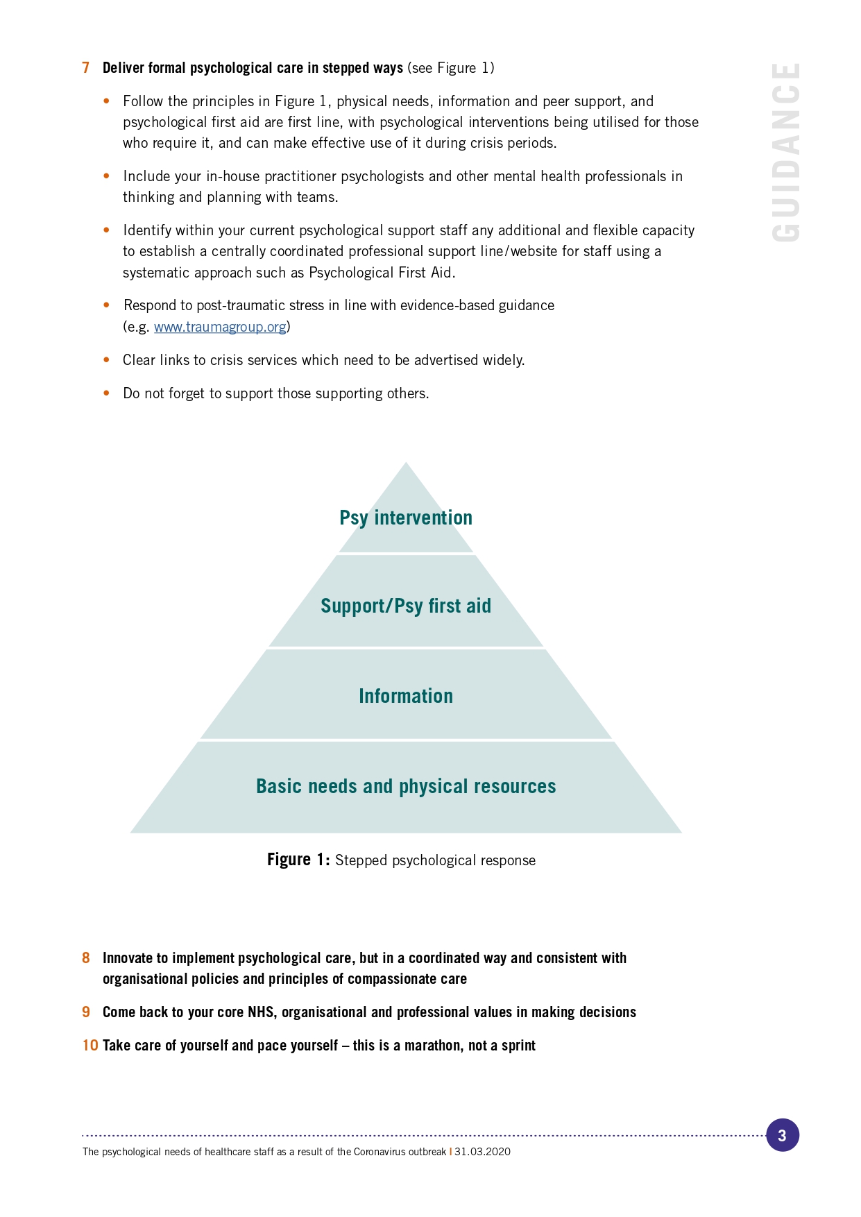 psychological needs of healthcare staff Coronavirus pandemic page 0003